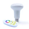 9W E26/E27/B22 R80 RGBW Wireless Wifi Led Bulb 4 zone touch panel remote controlled CE FCC ROHS Pass LED bulbs