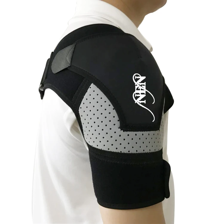 

Professional Shoulder Brace for Either Shoulder/ Neoprene Shoulder Support/ Shoulder Support Belt for Sports, Black