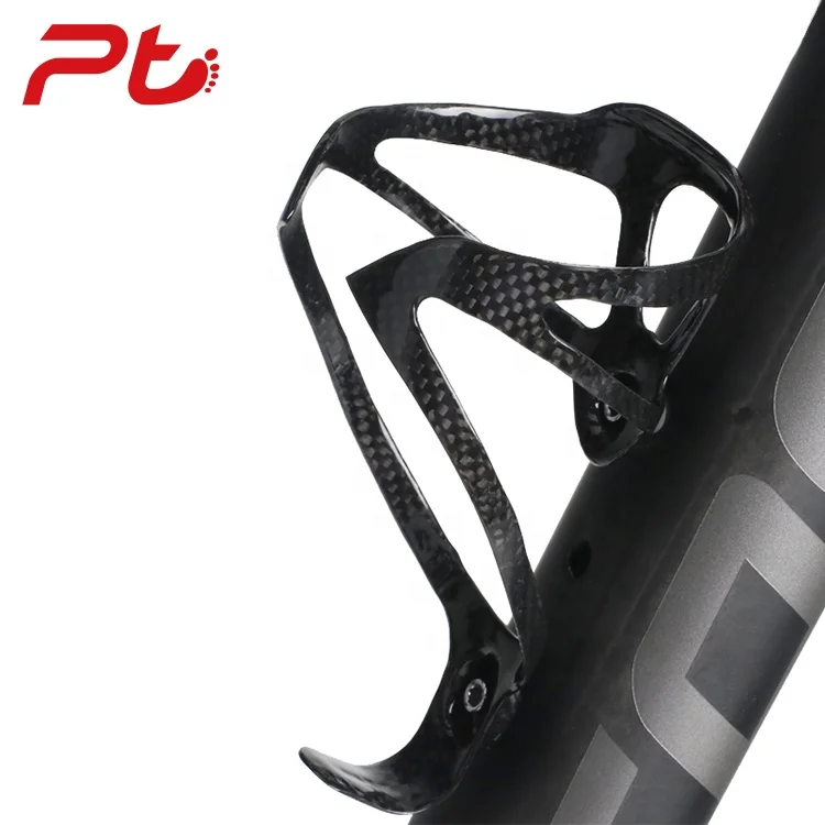 

Cheap Road MTB Bicycle Bike Black Water Holder Full Carbon Bottle Cage, Black/ can be customized