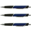 triangular custom pen, metal ballpoint pen with comfort grip