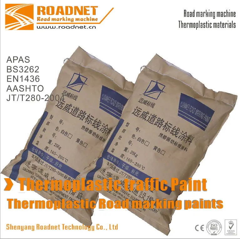 
Reflective thermoplastic road marking paints, thermoplastic materials, hot melt road marking paint for traffic lines 