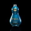 Shaped 500ml red blue China spirits fancy glass bottle liquor