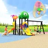 Plastic composite slide swing set children's outdoor playground