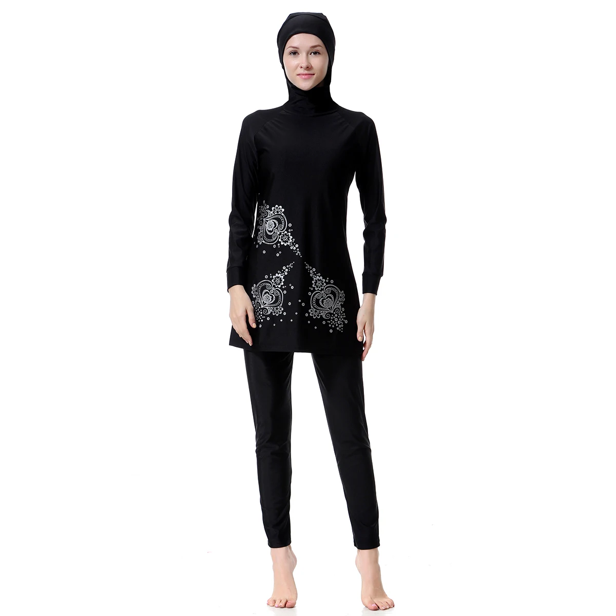 2019 New Arrival Full Coverage Highly Elastic Muslim Swimming Costume