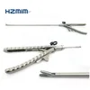 V type laparoscopic needle holder, curved needle holder forceps