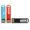 Factory Customized 1GB 2GB 4GB 8GB 16GB 32GB USB 2.0 Thumb Drive Slim paper clip usb memory drive