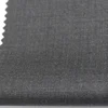 popular dark gray solid plain color for high quality with regular ready stock merino worsted wool blended suit fabrics
