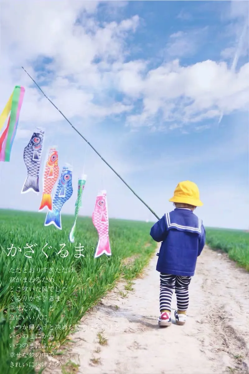 maliang 工厂价格热卖 koinobori 日本鱼旗鲤鱼流光风旗横幅装饰