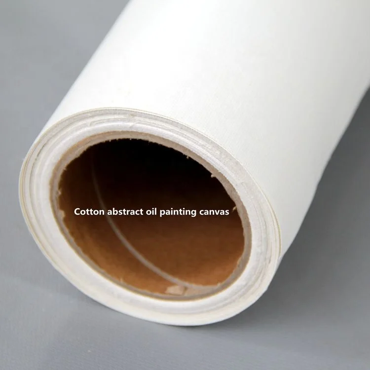 
Solvent-based blank 380gsm polyester and cotton blend printing inkjet canvas 
