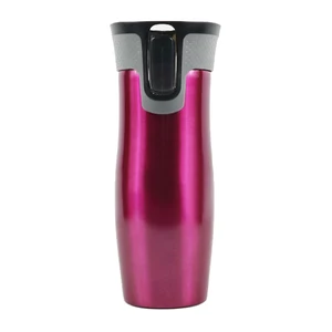 Image of Best coffee tumbler 450ML double wall insulated stainless steel thermal coffee cups with auto seal lids