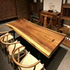 Commerical Distressed Knots Dried Solid Suar Table Top