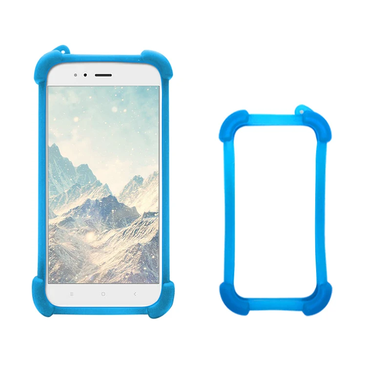 

For All Size Universal Phone Cover Case Silicone For 5 6 7 Inch, Various color for choice