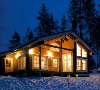 Cozy 2 Bedroom Log Cabin Kits For Living