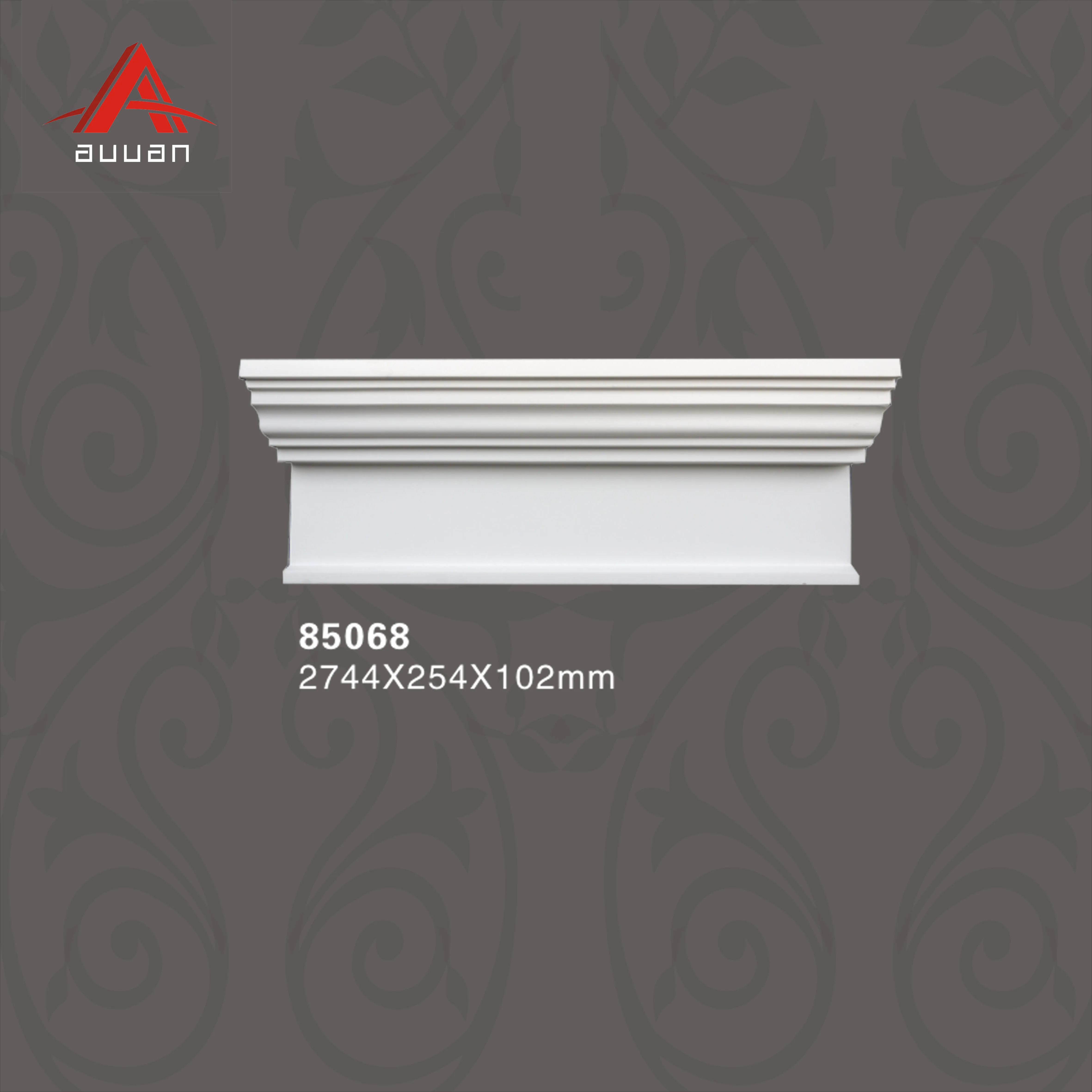 85068 Polyurethane Cornice Door Trims Exterior Decorative Door