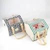Popular fancy kraft Cardboard Paper food Candy Chocolate Cake presentation Packaging Box with Handle