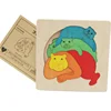 High quality Montessori toy Baby Early education wooden layer puzzle