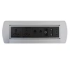ZSPM flip up socket with 2 Universal Power, 2 LAN, 3.5Audio and HDMI Desktop socket for conference room/office