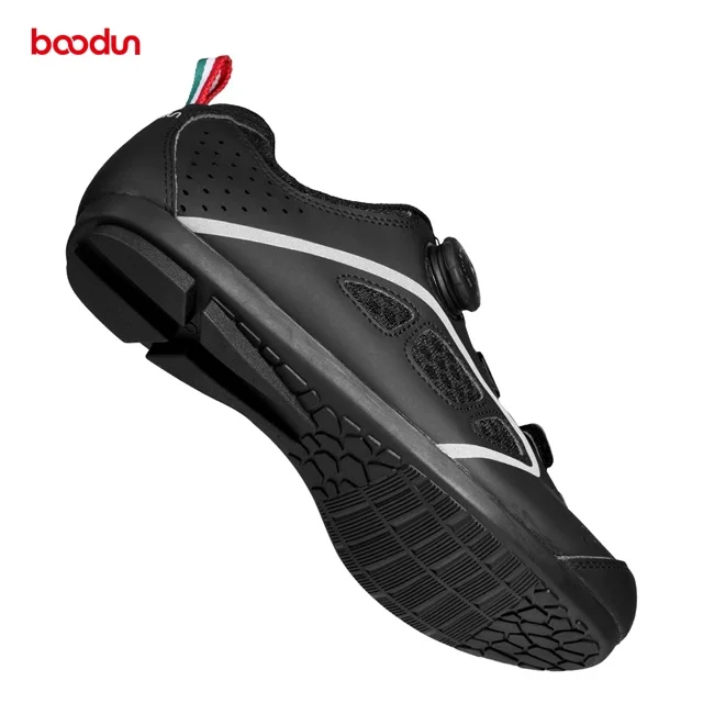 

2018 Fashion boodun Unlocked road cycling shoes, Black ,white,pink,green,red