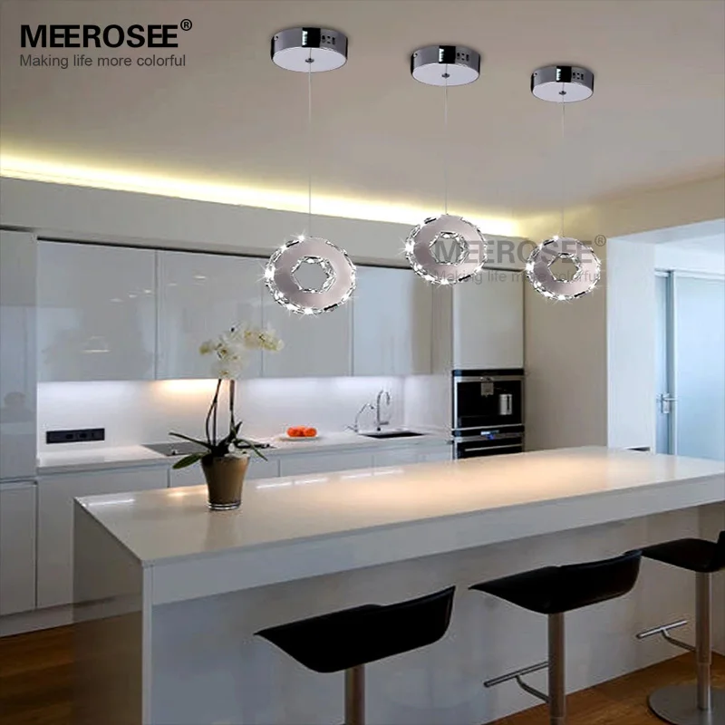 

Modern Crystal LED Pendant Light Lustres LED Indoor Lighting 1 Ring Stair Aisle Porch Lamp Price for 1 PC Only MD2472