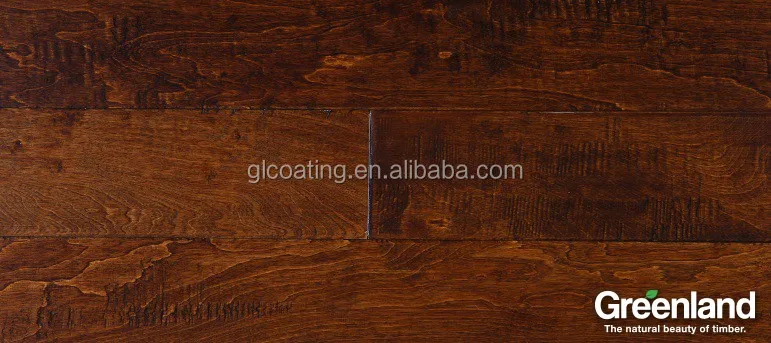 Chinese Cherry Birch Wooden Floor Engineered Wood Parquet Flooring