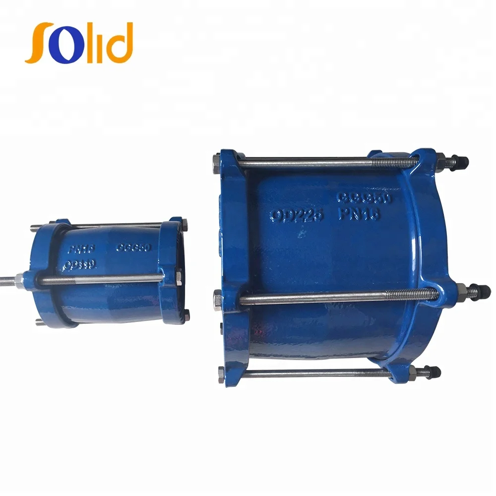 Flexible Coupling with O Ring and Flat Gasket Ductile GGG50 Repair PVC PE Pipe Swivel Gibault Joint