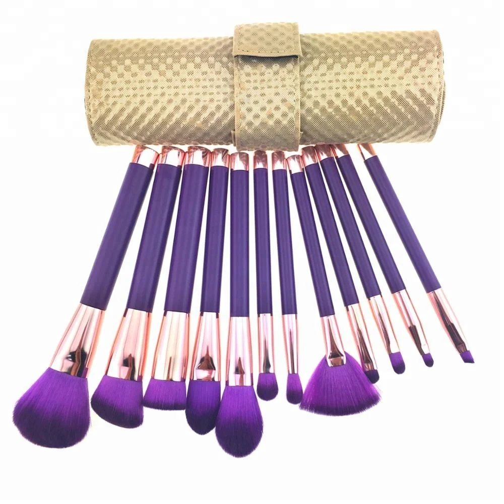 Professional Purple Style Cosmetic Brush Malaysia Makeup Brush