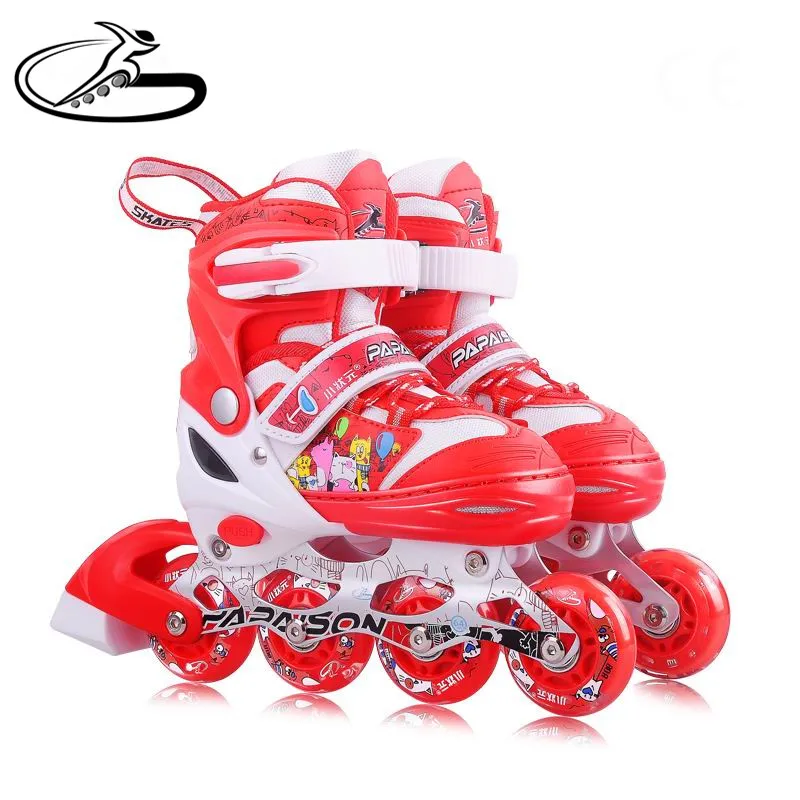 
Colourful roller inline skates for kids girls with flashing wheels 
