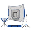 Factory Wholesale Outdoor Foldable Portable Baseball Training Practice Net Customize Logo Softball Net Set