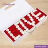LYSH007 Romantic Valentine's day present handmade LOVE gift soap flower with gift box