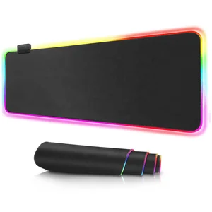 HX Glowing RGB LED Gaming Mouse Pad