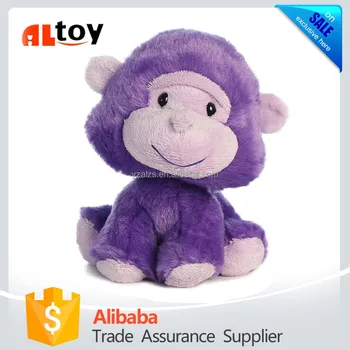 purple stuffed monkey