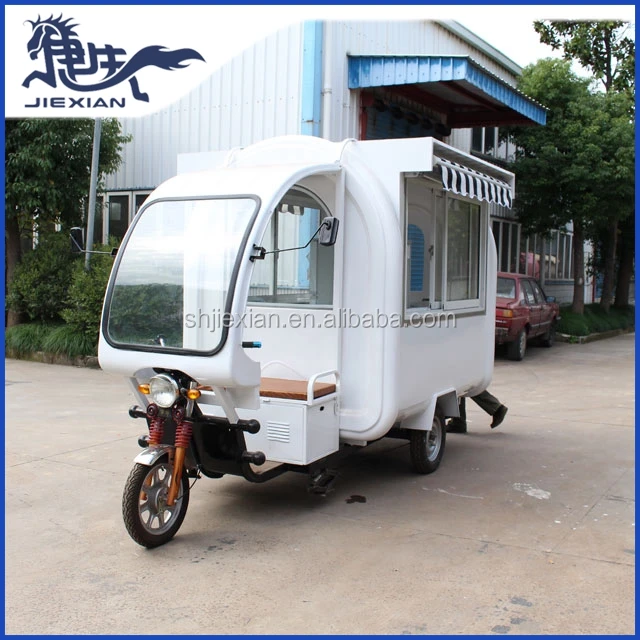 Shanghai Jiexian Electric Street Kiosk Mobile Food Cart For Sale