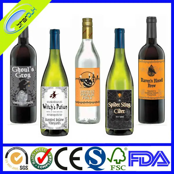 Wine/whisky Bottle Label Sticker Bottle Seal Sticker Buy Wine Bottle