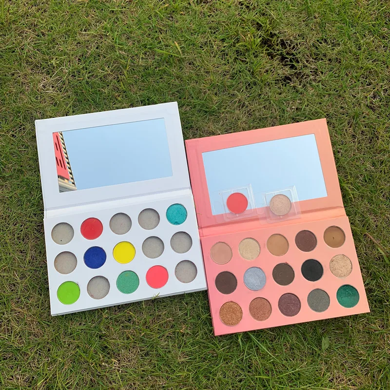 

wholesale makeup high pigment eyeshadow empty eyeshadow palette private label make your colors