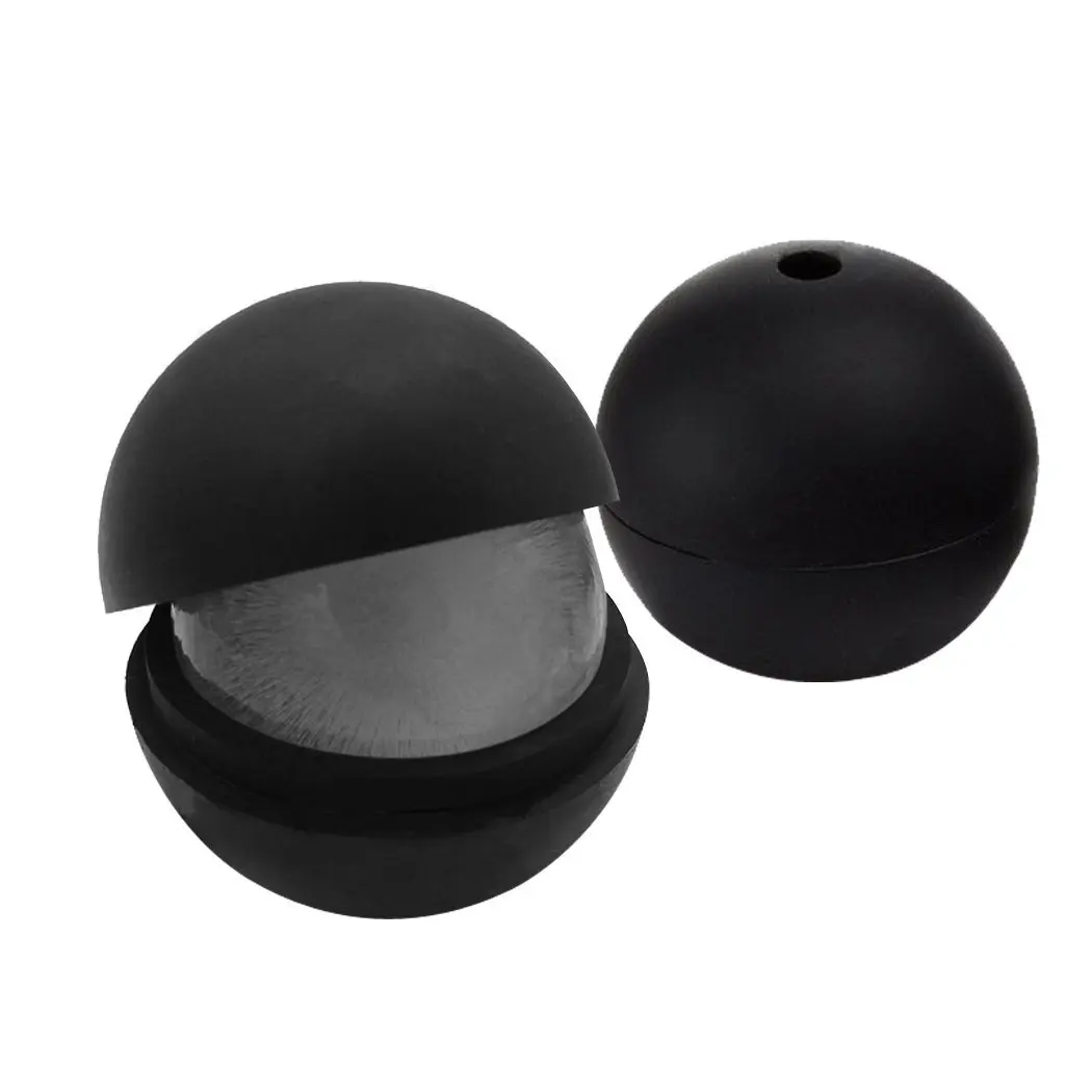 

BHD whisky 6cm big cool ball mold silicone ice sphere mould, Black