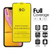 

factory price 9H Full Cover 10D screen protector For iphone XS XR MAX 11 11 pro 11 pro max Mobile Phone Tempered Glass