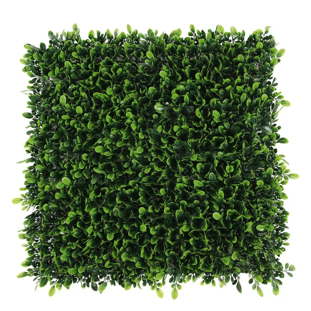 

Customized Artificial Boxwood Hedge Leaves Faux Foliage Green Garden Wall Mat For Garden Home Outdoor Decoration, Green(or customized)