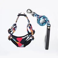 

Fashion comfortable easy work dog harness and leash cute large dog harness