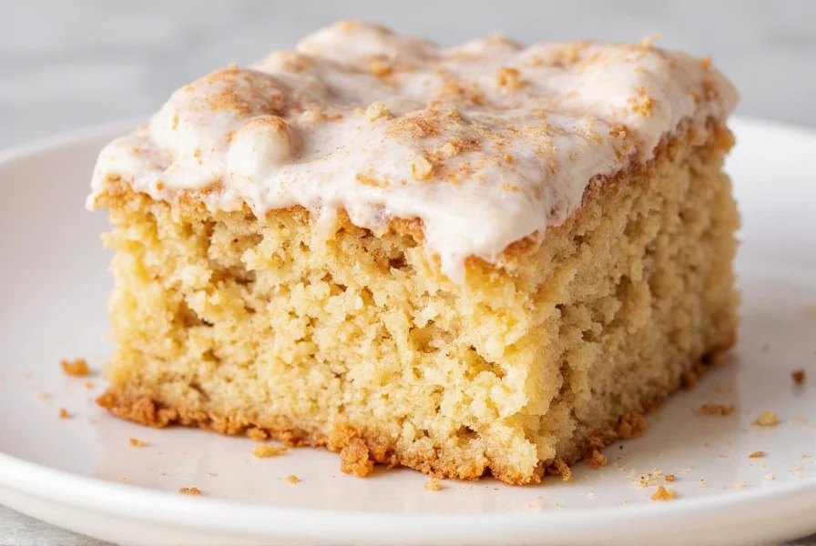 cinnamon roll poke cake