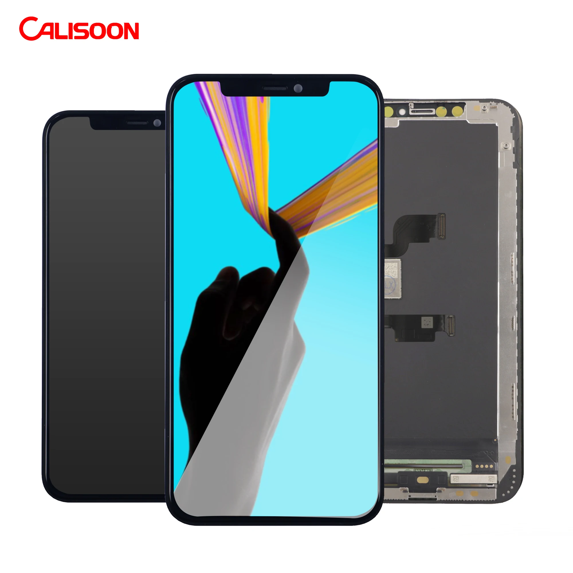 

CALISOON Mobile Phone Parts Accessories LCD Screen For Iphone XS Max Lcd Screen Mobile Phone LCDs For iphone XS X XR Display, Black