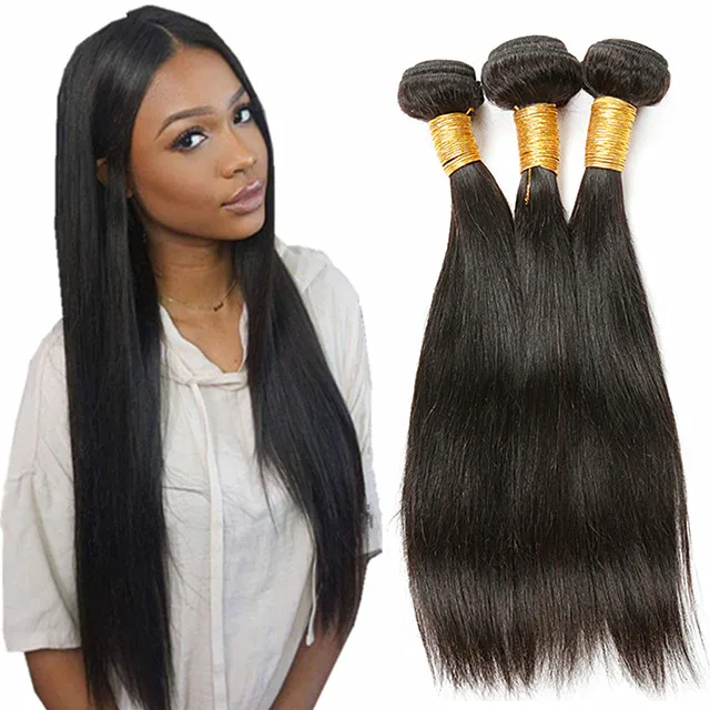 

PayPal accepted wholesale virgin human hair bundle vendors, dyeable mink Brazilian silky straight 100% human hair extension