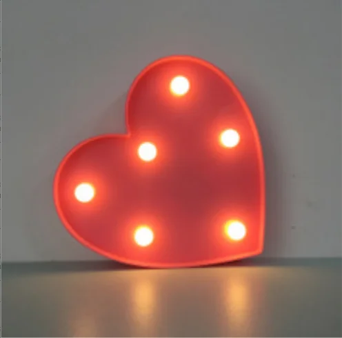 Wedding Decoration light love heart modelling LED light for Valentine's Day