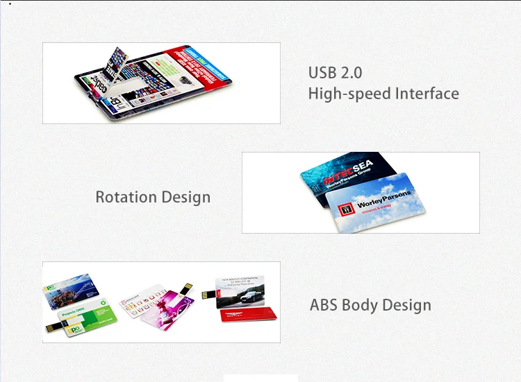 Circular Hooking Shape Pendrive 8Gb 16Gb 32Gb 64Gb Usb 2.0 3.0 Flash Drive Business Card Design Usb Flash Drive - ANKUX.COM