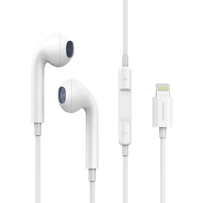 

Wholesale Cheap Price Earphone In Ear for iPhone 7 8 Plus X XR XS MAX 11 Pro Max Stereo Sound Wired Earbuds