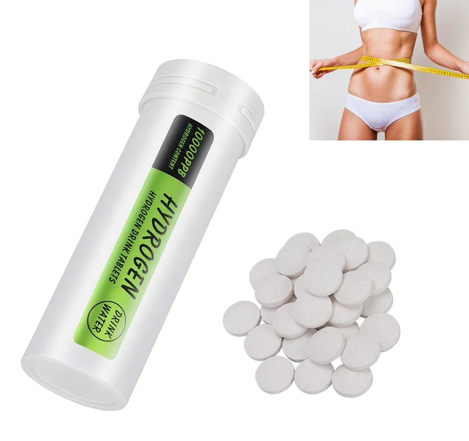 

Hydrogen water tablets for drinking weight loss skin firming anti-wrinkle detoxing rejuvenating natural healthy dietary suppleme, White tablets
