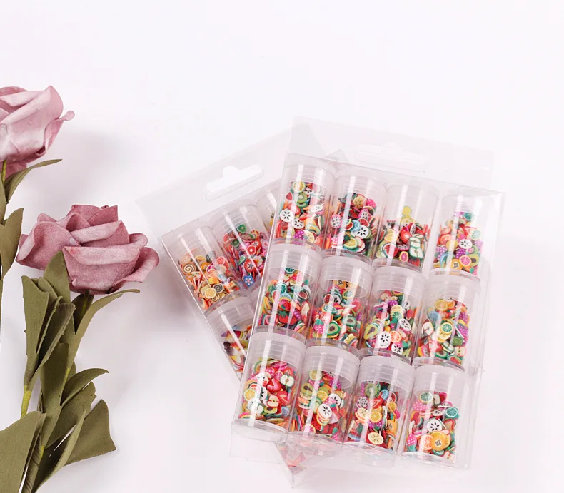 

Wholesale 3D Fruit Tiny Slices Nail Art Sticker Nail Fruit Slices Decoration