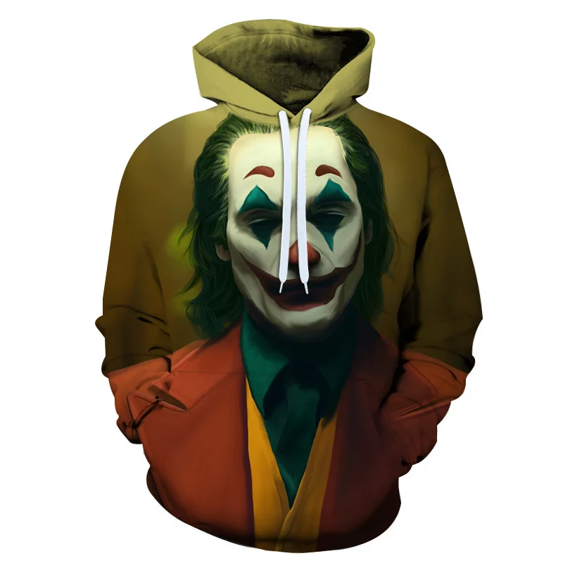 

European and American fashion clown series 3D Sublimation hoodie