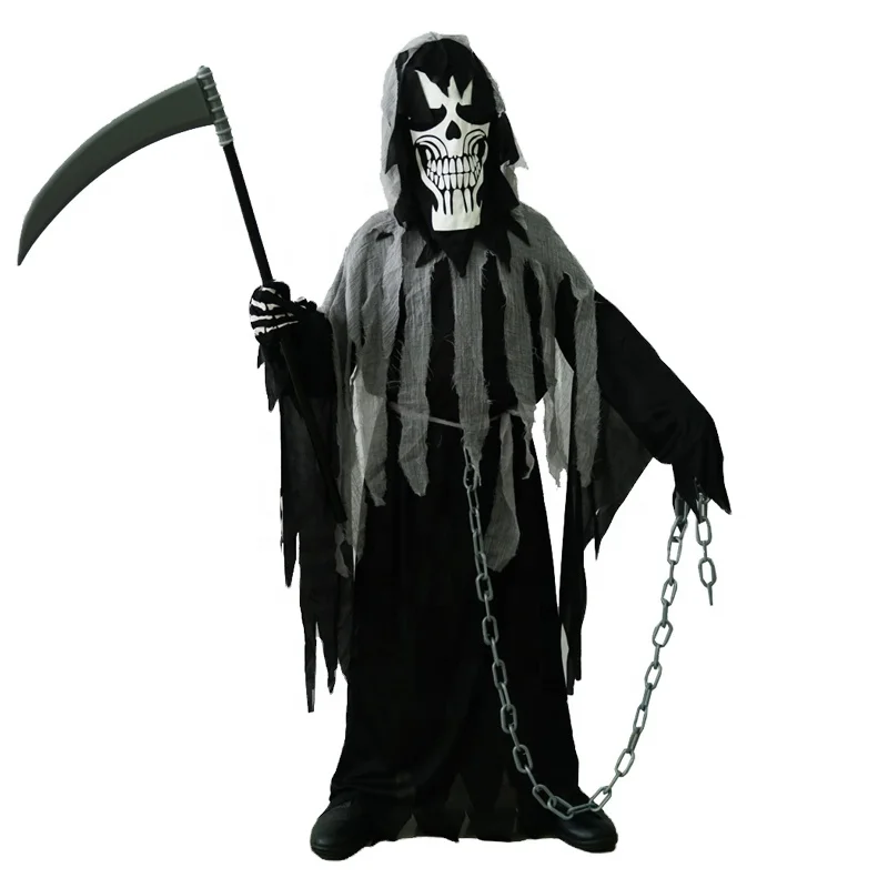 

Halloween Carnival Party Costume Boy's Horror Death Devil Ghost Costumes For Boys