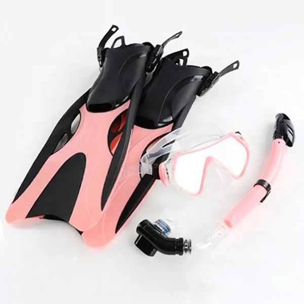 

Custom snorkeling gear with mask diving snorkel swim fins