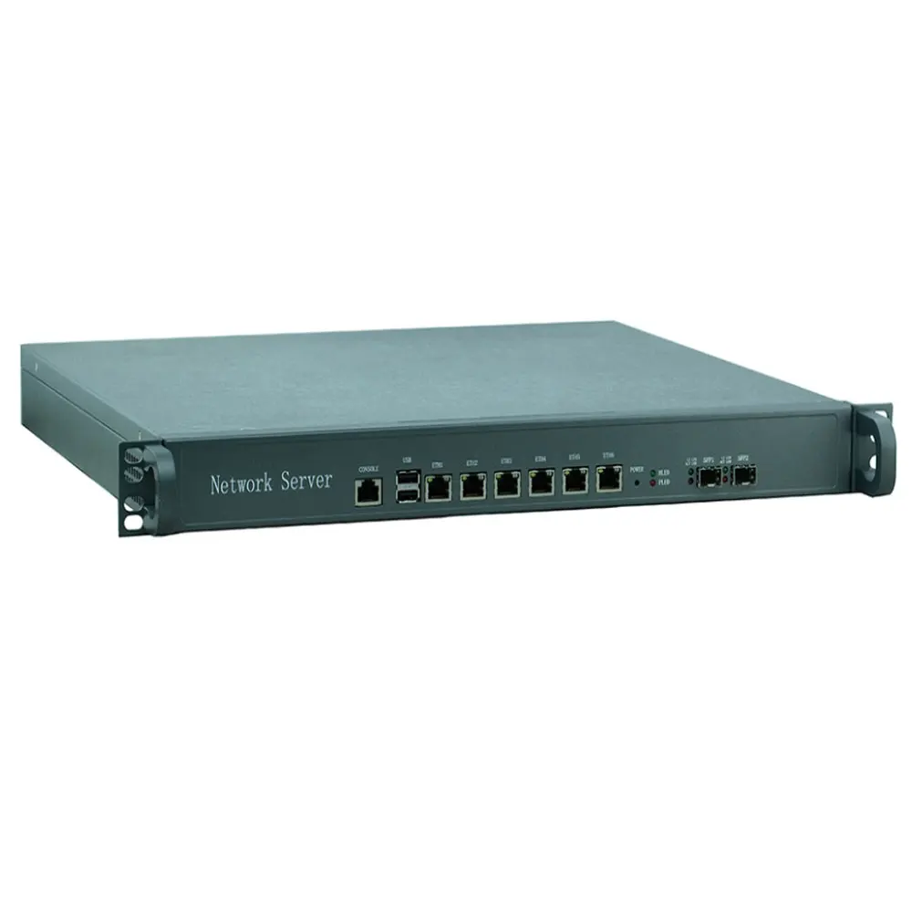 

Partaker F9 1U Cabinet Server 1U Rack Server 1U Firewall Appliance With Intel i5 3470 H67SL 6* Intel 82583V 2*SFP